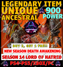 🔥 DIABLO 4 IV✨ALL UNIQUES ITEMS✨ 900✨SEASON 14 SEASON DEATH AWAKENING ✨PC  XBOX