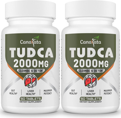 TUDCA Liver Supplements 2000mg - Strong Bile Salts Support Liver Detox & Cleanse