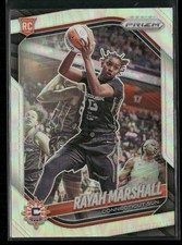 2025 Panini Prizm WNBA Rayah Marshall 47 Sun Silver Prizm RC