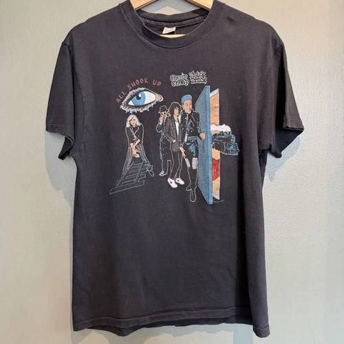 80’s Cheap Trick All Shook Up World Tour Band Shirt 1980s vintage concert t-shirt, vintage, size M, single stitch, B+ condition