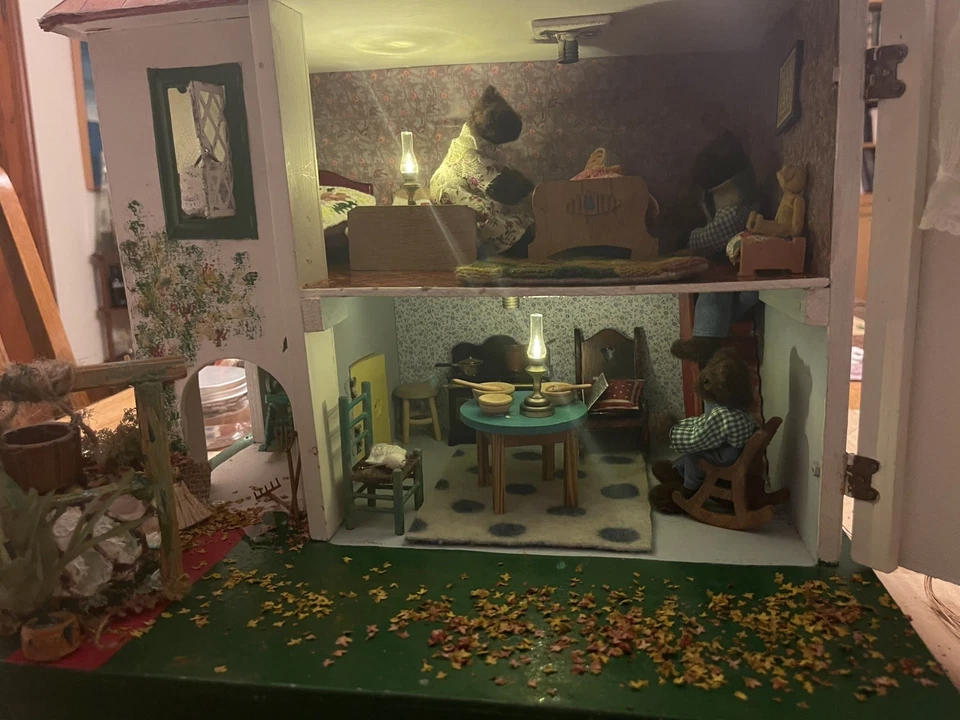 Casa mixta vintage GeeBee o Dolly Ricitos de Oro y los 3 osos tema cuento de hadas Foto 2 de 4