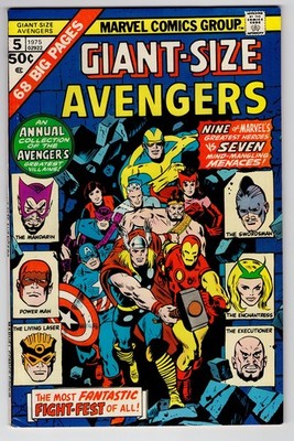 Giant-Size Avengers (1974) #5 / Zustand Fine/Very Fine