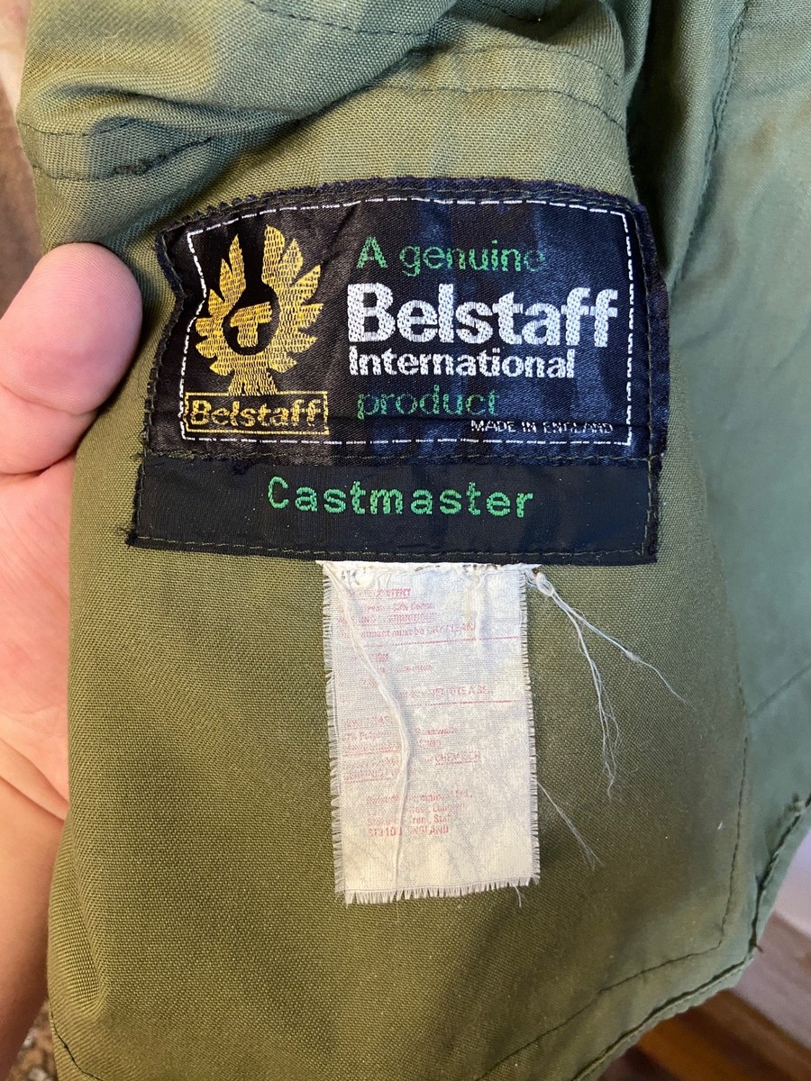 Rare Vintage 70's Men's BELSTAFF Multi Pocket Cargo Vest Waistcoat Khaki Green View 5