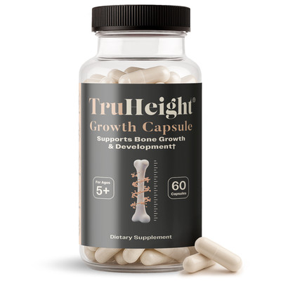 TruHeight Growth Capsules - Natural Growth Supplement for Kids & Teens