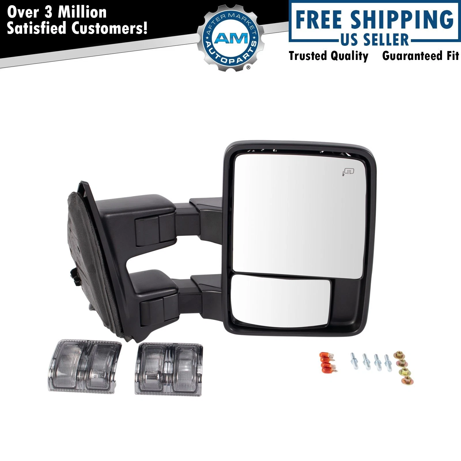 Trail Ridge Tow Mirror Power Folding Power Telescoping Heated Signal RH for Ford