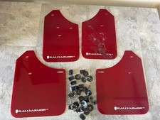 2002-2007 Subaru Wrxstirs2.5i Rally Armor Red Ur Mud Flap Wwhite Logo -
