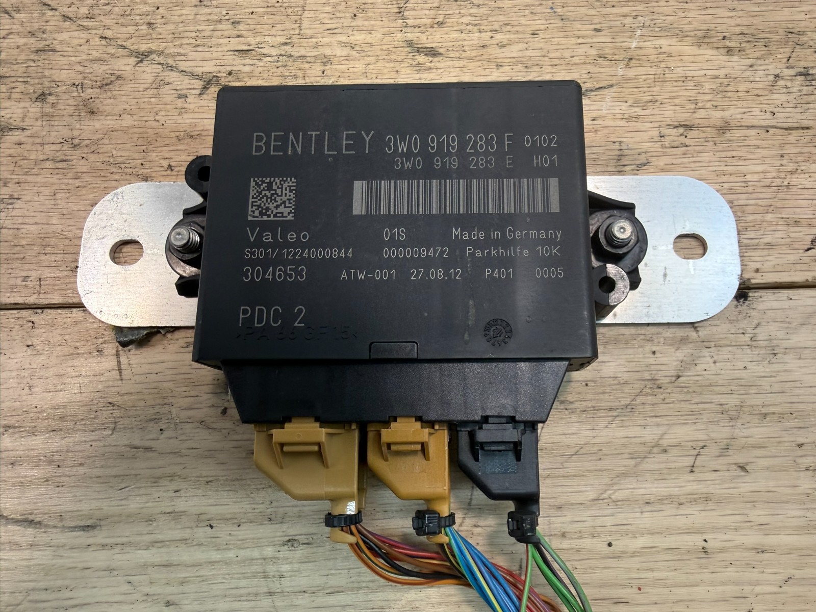 2013 BENTLEY CONTINENTAL GT PDC PARKING CONTROL UNIT MODULE 3W0919283F