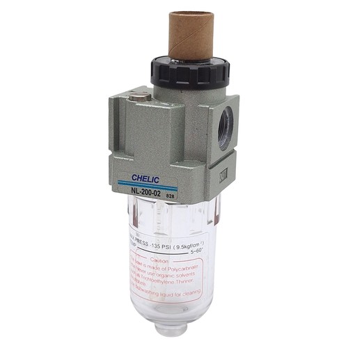 Chelic NL-200-02 Pneumatic Lubricator, Rc1/4, 50-850kPa, 950kPa Max, 25cc
