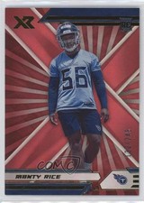 2021 Panini XR Rookies Red 132/249 Monty Rice #167 13c1