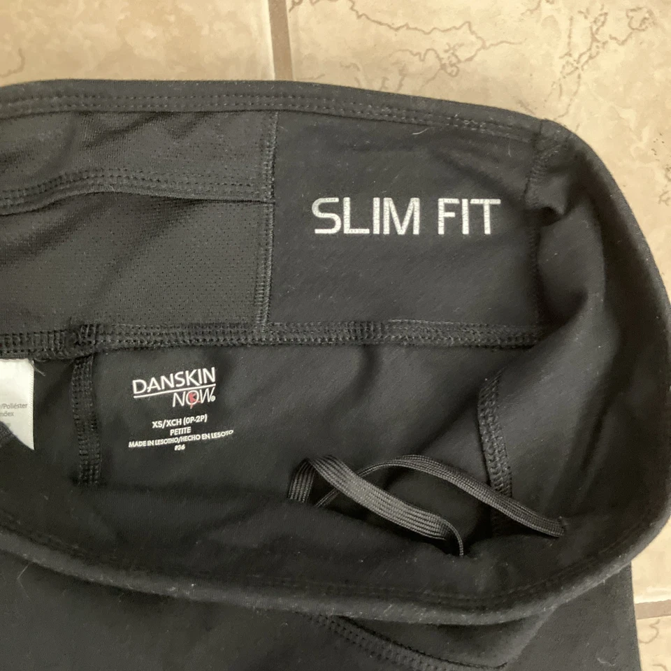 Danskin Exercise Pants Womens Size XS Petite. Black NWT. - Image 2 of 4