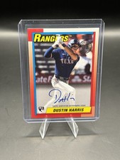 2025 Topps Update Series-1990 Topps Baseball Auto Dustin Harris #90B2-DHA AU, RC