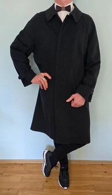 Manteau d'hiver Lodenfrey manteau en loden manteau pli de cave avec cachemire taille 56 - Photo 1/4