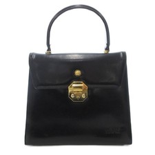 Versace Sunburn Handbag Formal Bag Black /Iu Gy13 Ladies