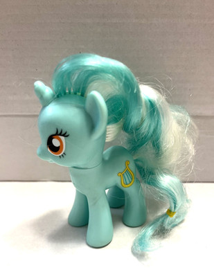 My Little Pony G4 Lyra Heartstrings Light Green Brushable 3'' Figure 2010 Rare
