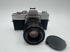 Minolta SR-T SC-II SLR Camera W/ MD Rokkor-X 1:2 50mmLens  Focal 2X Converter  