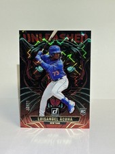 2025 Panini Donruss - Unleashed Luisangel Acuna #2 Red Xplosion 58/99 (RC)