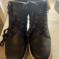 Harley-Davidson Adaley Lace D83417 Womens Black Leather Motorcycle Boots