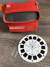 VTG View-Master Red 3D Viewer Sesame Street Nursery Rhymes Reel 004-569 1983