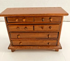 Miniature Dresser Chest of Drawers 1:12