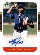 2021 Donruss Retro '87 Signatures #50 Ronald Bolanos Auto - BB