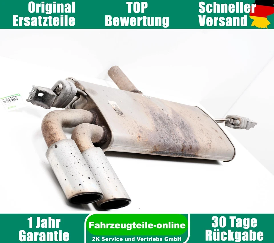 Audi A3 8V 5Q6253611A Tuyau D'Échappement Silencieux 1.4 TFSI - Photo 3/4