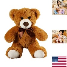 Vibrant 13.8-Inch Plush Teddy Bear - Multiple Colors, Perfect for Gifting