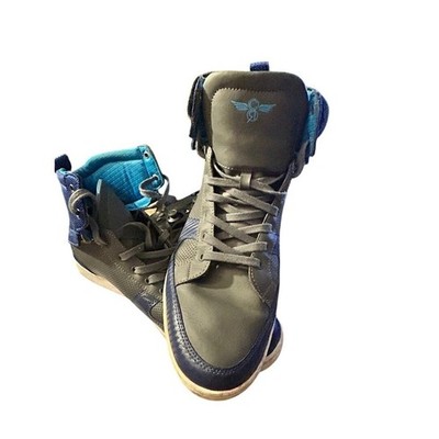Creative Recreation High Top Sneakers Gray & Navy Blue Lifestyle Shoes