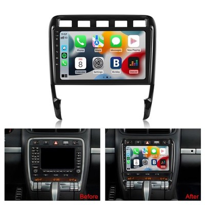 2+64G FOR PORSCHE CAYENNE 2002-2010 ANDROID 15 CAR GPS RADIO STEREO CARPLAY Navi