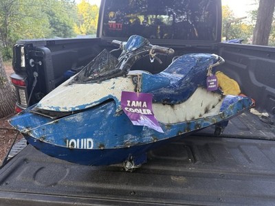 Jet ski Metal Art Ice Chest Cooler Aaron Jackson Think Outside