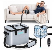 CUEME Ice Machine for Knee After Surgery, Programmable Timer Quiet Motor-NEW