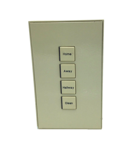 Vantage 4-Button SquareTouch Engraved Keypad (Almond)