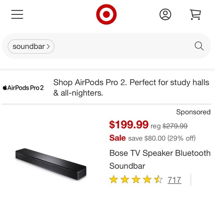 Bose Solo Series II Soundbar - Black (845194-1100) for sale