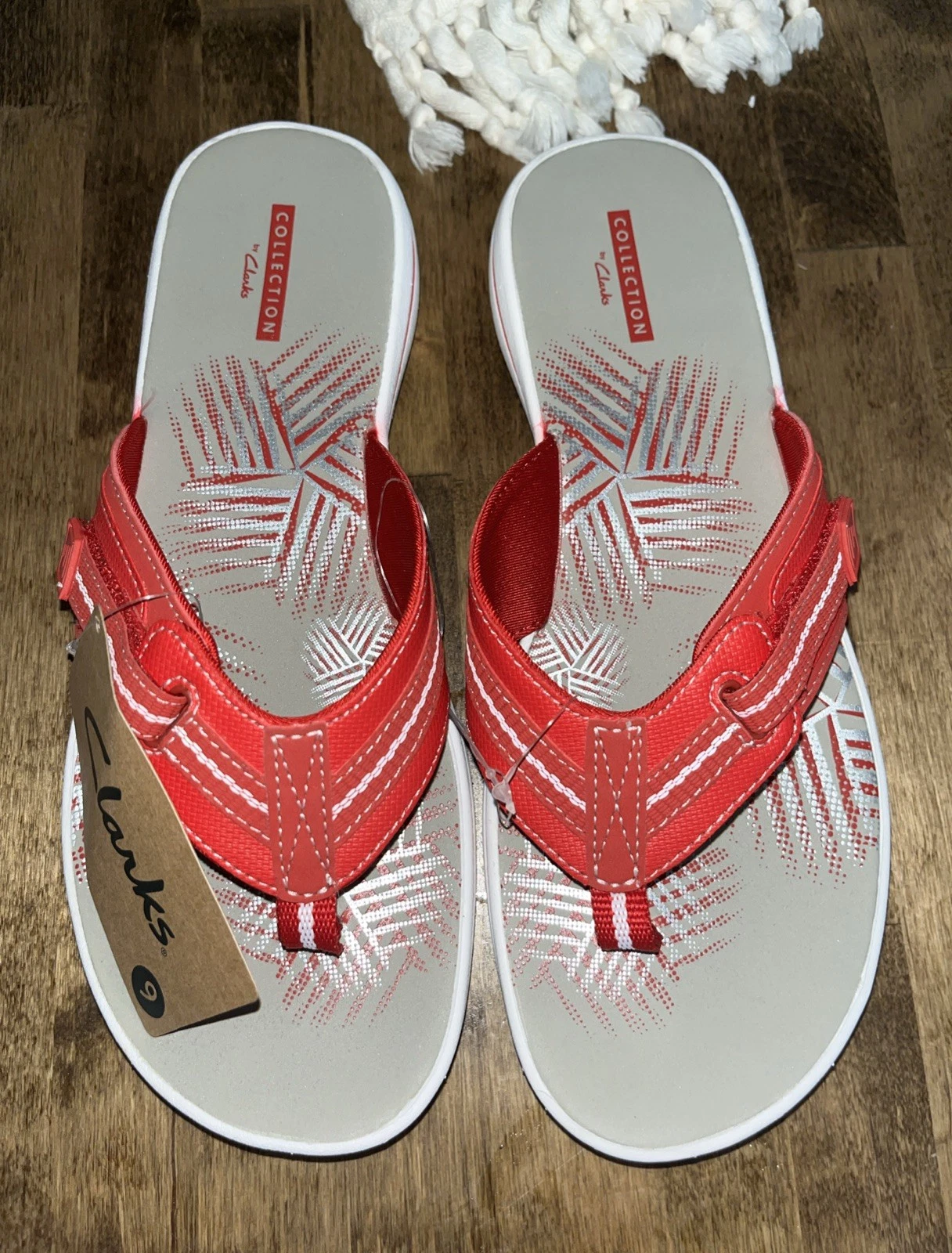 Clarks Collezione Donna By Clark's. Taglia 9M. Red Brinkley Jazz