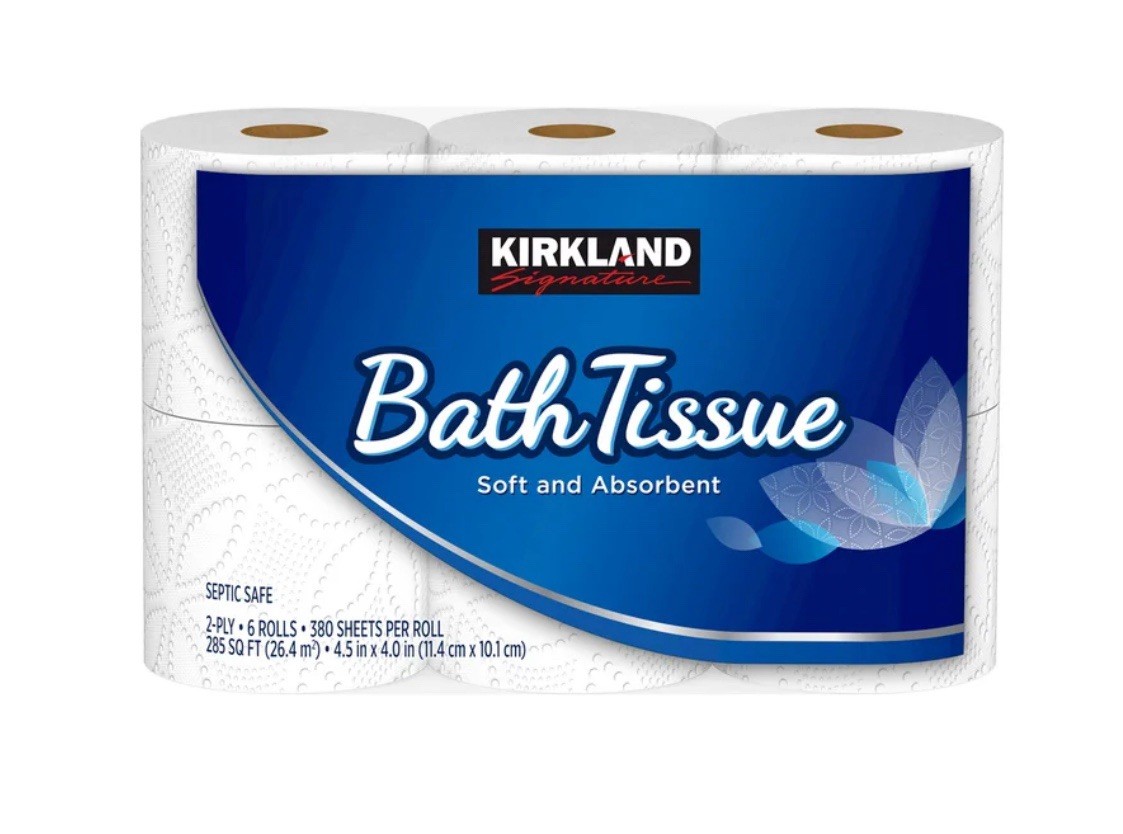 Kirkland Signature Bath Tissue, 2-Ply, 380 Sheets, 30 Rolls - New & Sealed