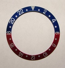 Bezel Insert 16750-6 Blue/Red Pepsi For Rolex  replace 315-16750-6