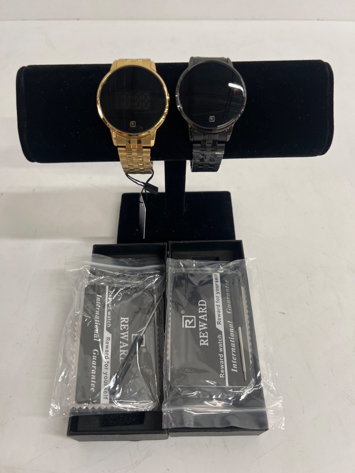 Lot of 2 REWARD RD51001M LED Touchscreen Digital Watches -Working- (Open Box)