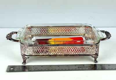 Vintage Anchor Hocking Fire King Clear Glass Loaf Dish