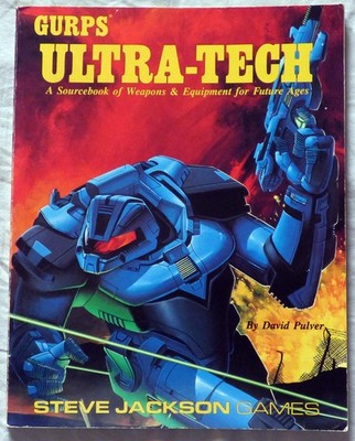 Ultra-Tech. Gurps 3. Auflage Quellenbuch. Soft Back. Sehr guter Zustand+