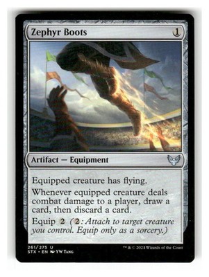 Zephyr Boots 261 Near Mint Strixhaven: School of Mages