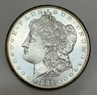 1884-CC Carson City Morgan Silver Dollar Choice Brilliant Uncirculated Condition