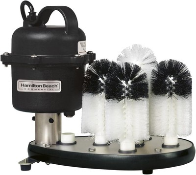 Hamilton Beach Electric Submersible Glass Washer 97510 5 Brush 1/3hp Submersible