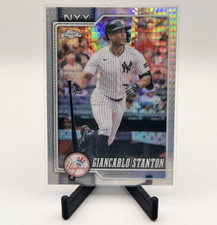Topps Chrome 2026 Giancarlo Stanton Prism Refractor #144 New York Yankees
