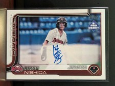 2025 Topps Pro Debut - Rikuu Nishida #PD-86 Autographs (AU, RC) 