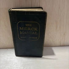 the merck manual of diagnosis and therapy book, by Charles E. Lyght, M.D., 1956