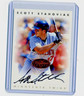 Scott Stahoviak 1996 Donruss Leaf Signature Series Bronze On Card Autograph Auto