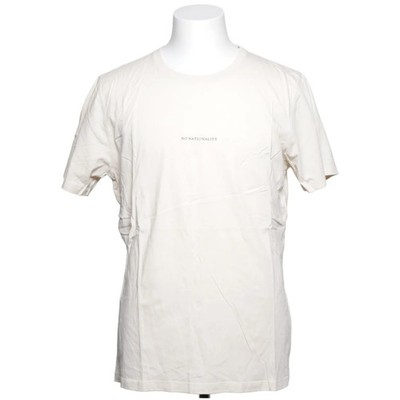 NN07, T-shirt, Größe: L, ETHAN PRINT TEE, Beige, Baumwolle, Print, Herren #7Kl