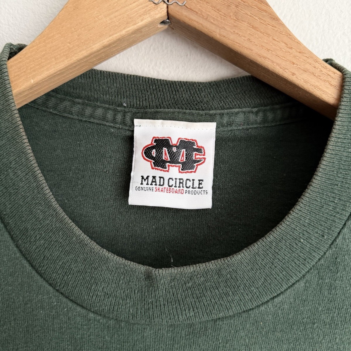 Vintage Mad Circle Skateboarding 1990s Made In USA Size L Skate 
