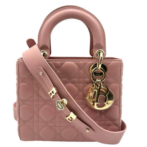 DIOR Lady Dior My ABCDior Bag Small Pink Lambskin Handbag M05380CAL #OKB11105