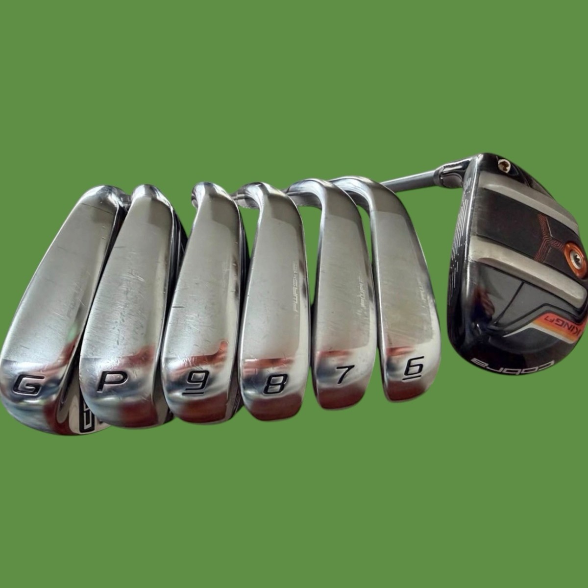 Cobra King F7 Iron Set 6-GW + 4/5 Hybrid RH Regular Flex Graphite  display picture 1