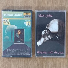 Elton John 2x Cassette Album Bundle inc Rare German Compilation - Play Tested